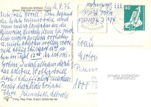 Birnau Fliegeraufnahme Basilika erbaut Peter T – Bild 2