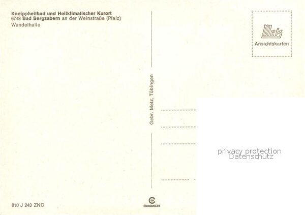 Bad Bergzabern Fliegeraufnahme Wandelhalle – Bild 2
