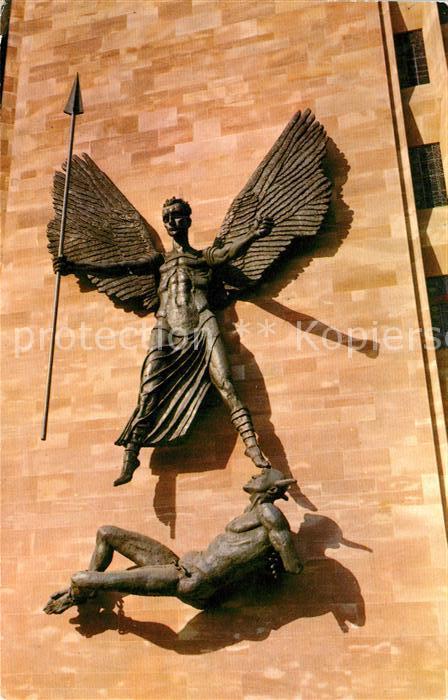 Coventry Cathedral Epsteins Bronze Statue of St