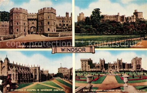 London Henry VIII Gateway Windsor Castle St Ge