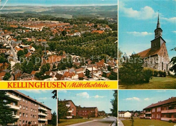 Kellinghusen Fliegeraufnahme Kirche Teilansichten