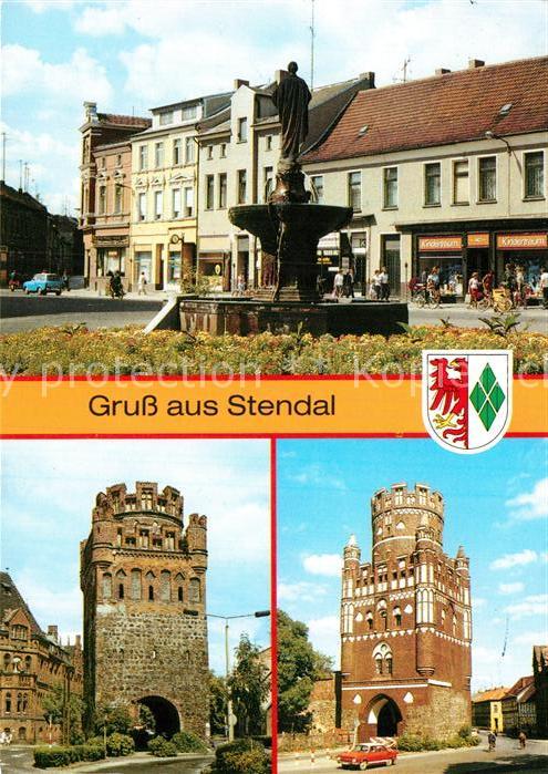 Stendal Sperlingsbrunnen Tangermünder Tor Uengl