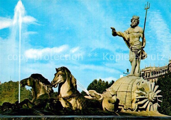 Madrid Spain Monumento a Neptuno