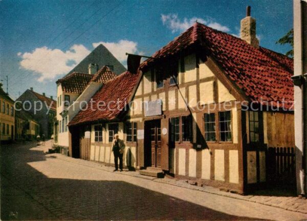 Ebeltoft Adelgaden med Farvergarden