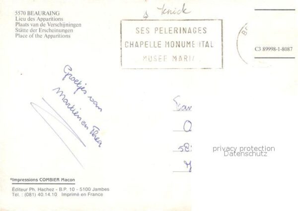 Beauraing Lieu des Apparitions – Bild 2