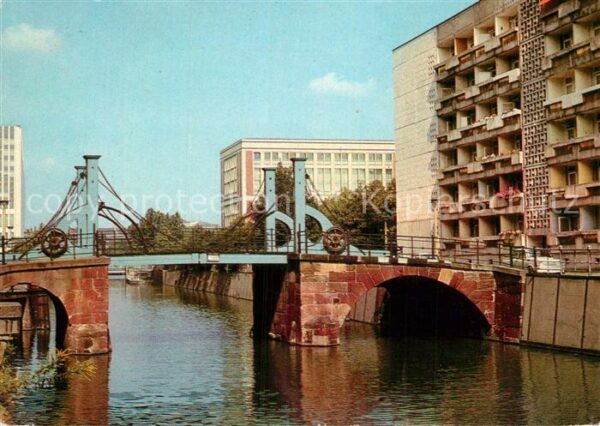 Berlin Jungfernbrücke Klappbrücke