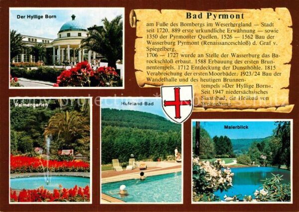 Bad Pyrmont Der Hyllige Born Palmengarten Hufeland