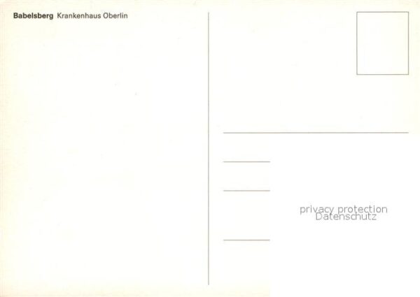 Babelsberg Krankenhaus Oberlin – Bild 2