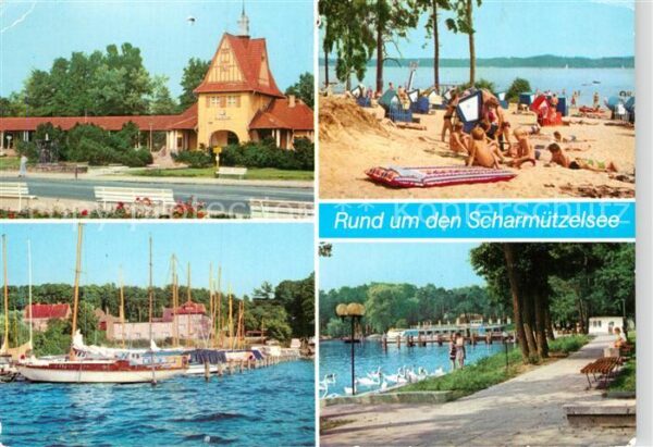 Bad Saarow-Pieskow Bahnhof Wendisch Rietz Badestrand Schwa