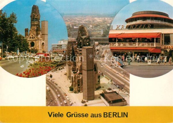 Berlin Gedächtniskirche Cafe Kranzler
