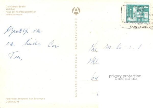 Ruhla Carl Gareis Strase Waldbad Haus der Fah – Bild 2