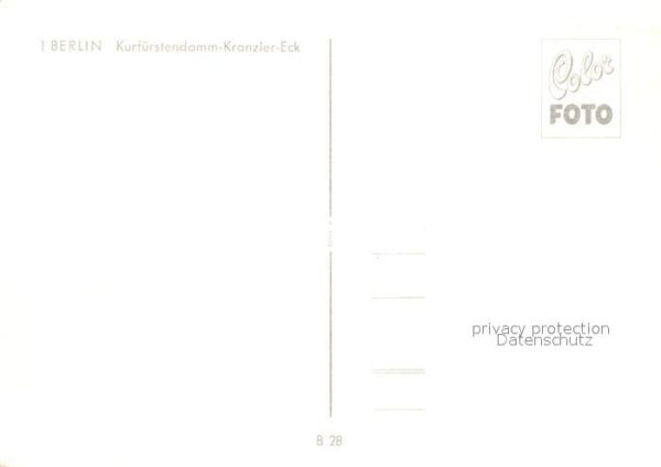 Berlin Kurfürstendamm Kranzler Eck – Bild 2