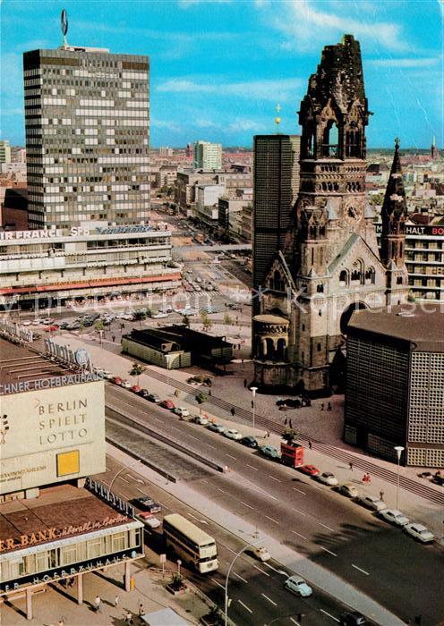 Berlin Breitscheidplatz mit Gedächtniskirche u