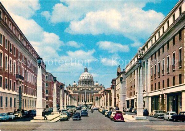 Roma Rom Via delle Conciliazione e San Pietro
