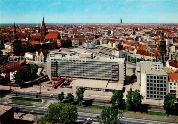 Hannover Blick auf Hotel Hannover Intercontinent
