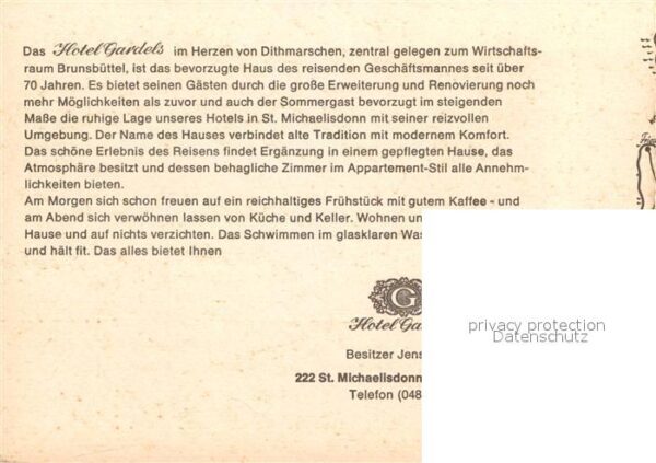 St Michaelisdonn Hotel Gardels Fliegeraufnahme Flugplatz – Bild 2