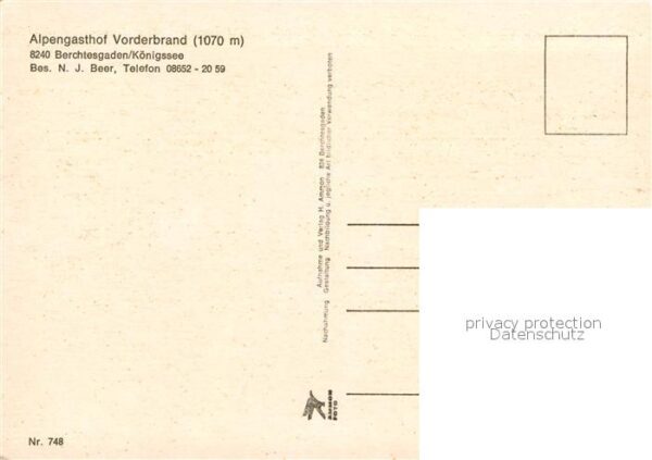 Koenigssee Alpengasthof Vorderbrand Details – Bild 2