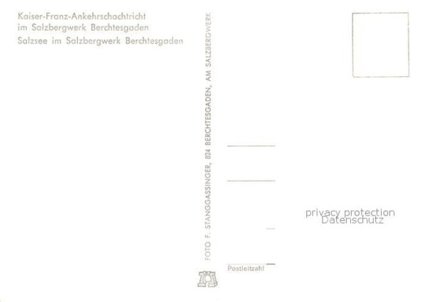 Berchtesgaden Kaiser Franz Ankehrschachtricht und Sal – Bild 2