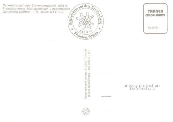 Ostlerhuette Berggasthaus auf dem Breitenberggipfel – Bild 2