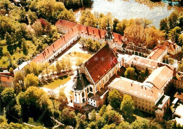 Neuzelle Fliegeraufnahme Klosteranlage mit Stift