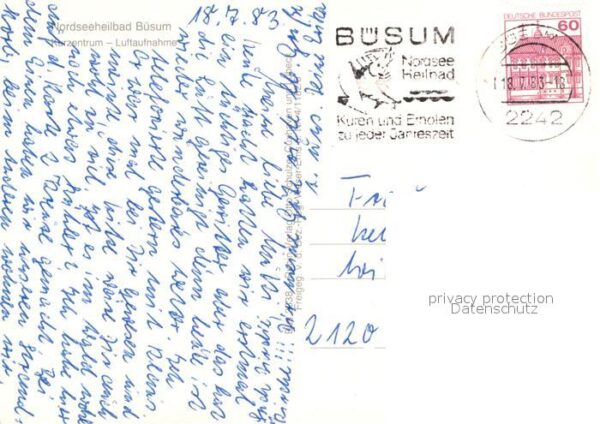 Buesum Nordseebad Kurzentrum Fliegeraufnahme – Bild 2