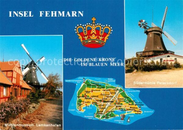 Insel Fehmarn Mühlenmuseum Lemkenhafen Goldene Krone