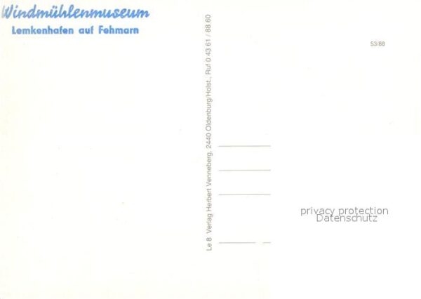 Insel Fehmarn Mühlenmuseum Lemkenhafen Goldene Krone – Bild 2