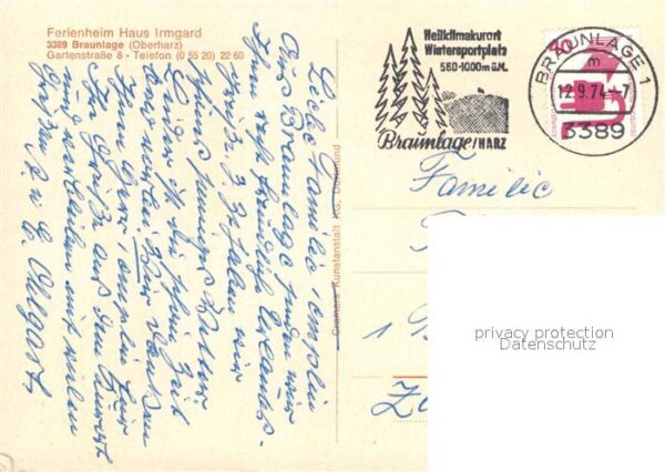 Braunlage Haus Irmgard Kurpark – Bild 2