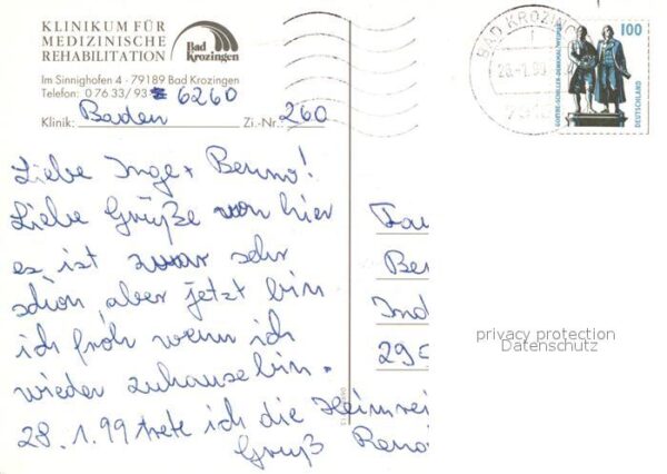 Bad Krozingen Klinikum für Med Rehabilitation – Bild 2