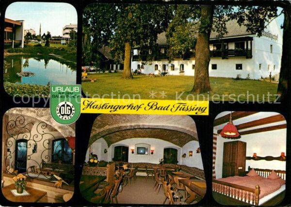 Bad Fuessing Haslingerhof Teich Gasträume Zimmer
