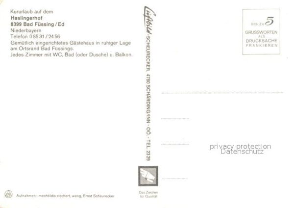 Bad Fuessing Haslingerhof Teich Gasträume Zimmer – Bild 2