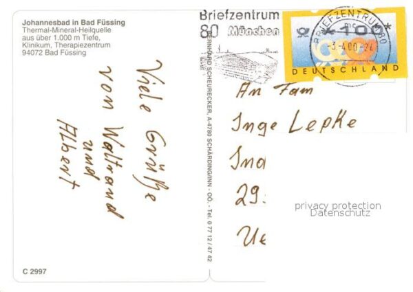 Bad Fuessing Johannesbad Klinikum Therapiezentrum Fl – Bild 2