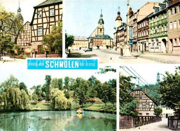 Schmoelln-Putzkau Malerwinkel Brauereiteich Marktplatz Au