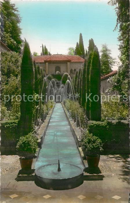 Granada Andalucia Generalife Patio de la Acequia