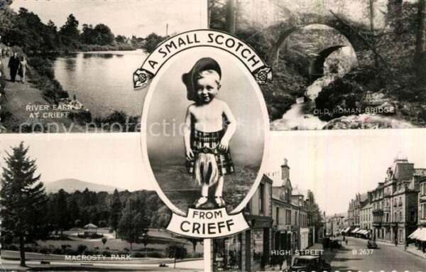 Crieff Perth Kinross River Earn Macrosty Park Old Roman Brid