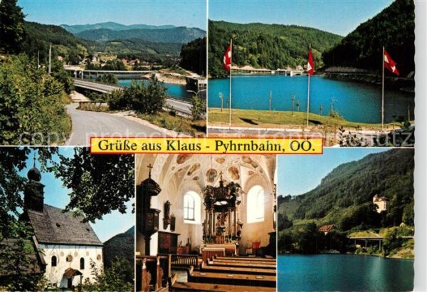 Klaus Pyhrnbahn Stausee Bergkirche Innenfresken Schloss