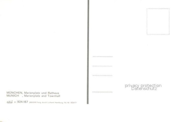 Muenchen Marienplatz und Rathaus Fliegeraufnahme – Bild 2