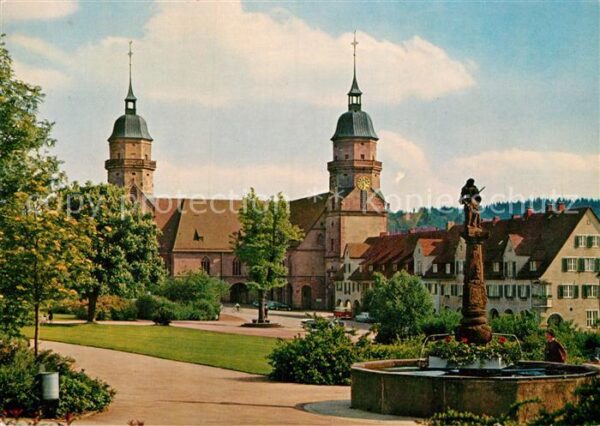 Freudenstadt Marktplatz Brunnen Stadtkirche Kurort i