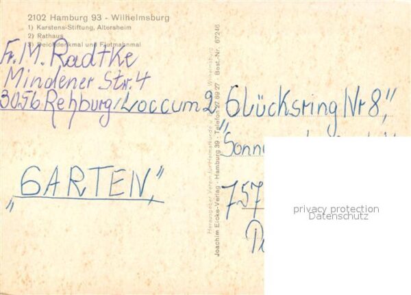Wilhelmsburg Hamburg Karstens Stiftung Altersheim Rathaus Re – Bild 2