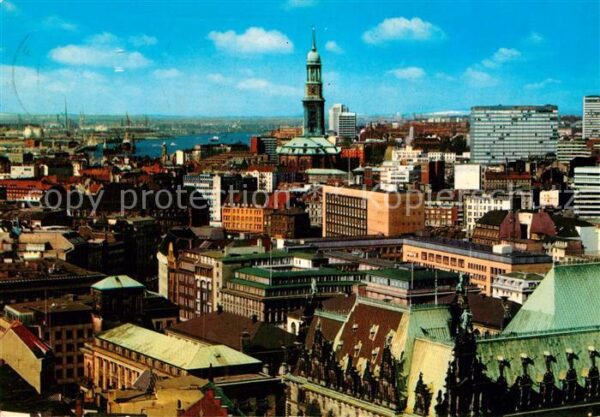 Hamburg City Hafen St Michaeliskirche Der Miche