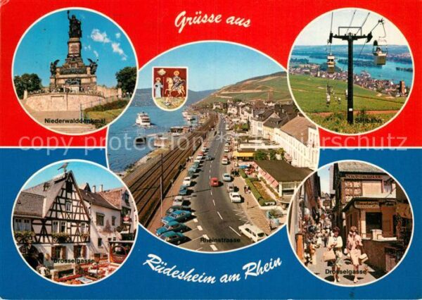 Ruedesheim Rhein Rheinstrasse Drosselgasse Weinlokale Se
