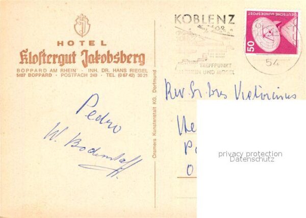 Boppard Rhein Hotel Klostergut Jakobsberg – Bild 2