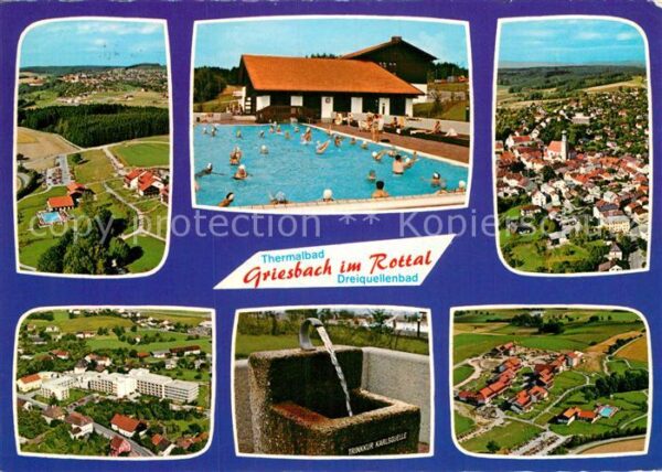 Griesbach Rottal Thermalbad Brunnen Quelle Luftkurort Fl