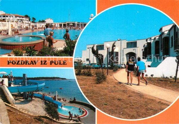 Pola Pula Croatia Hotelanlage Swimming Pool Strand
