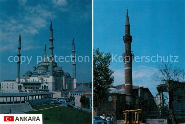 Ankara Kocatepe ve Hacibayram camileri Moschee
