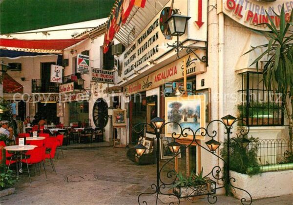 Torremolinos Barrio andaluz de la Nogalera Cafe Rest