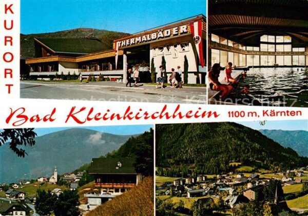 Bad Kleinkirchheim Kaernten Teilansichten Kurort Thermalbad Hallenb