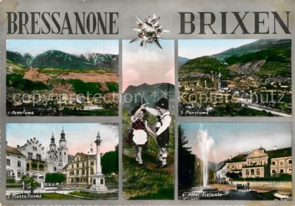 Bressanone Panorama Piazza Duomo Hotel Elefante Do