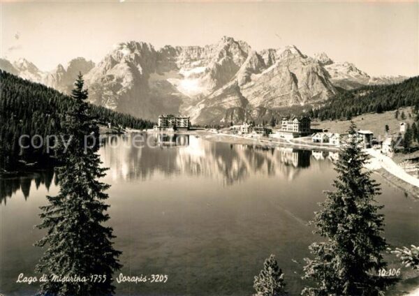 Cortina d Ampezzo Lago di Misurina Sorapis Bergpass Dolom