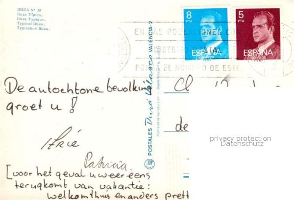 Ibiza Islas Baleares Ibiza tipica Alte Frauen Inselbewohner – Bild 2